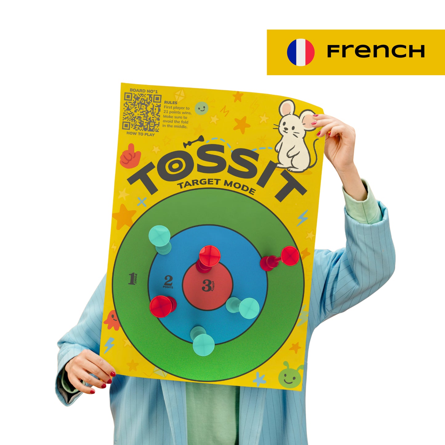 TOSSIT Poster - Target & Tic-Tac-Toe x10 Units