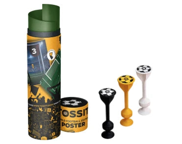WORLD FOOTBALL EDITION TUBE BUNDLE: POSTER + 3 MINI DARTS (carton of 44)