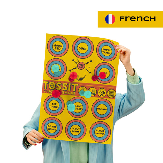 TOSSIT Poster - Chore Game & Cornhole x10 Units
