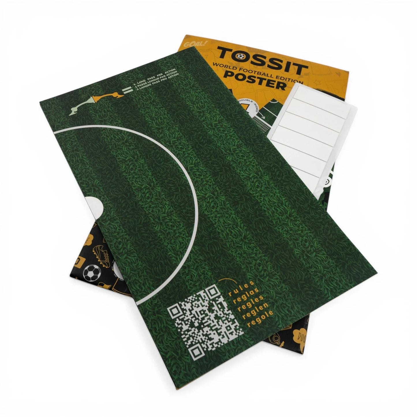 WORLD FOOTBALL EDITION BUNDLE: POSTER + 3 MINI DARTS (carton of 60)