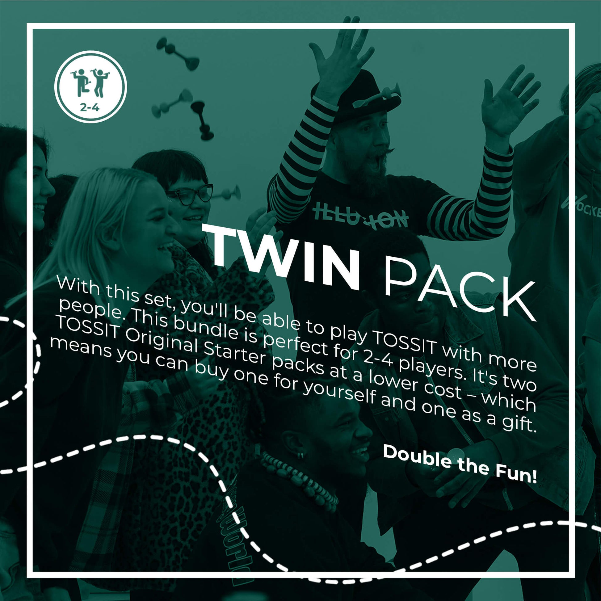 Our twin pack comes with 2 sets of games.
